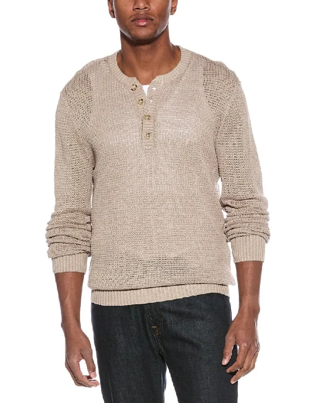 Smart Casual Onia Linen Henley Sweater