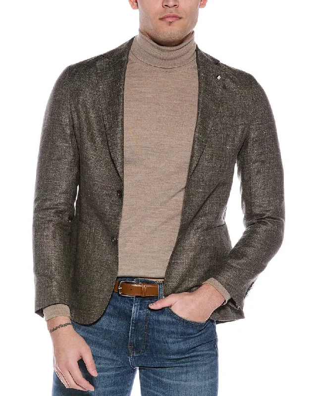 Relaxed Looks BOSS Hugo Boss Slim Fit Wool & Linen-Blend Blazer