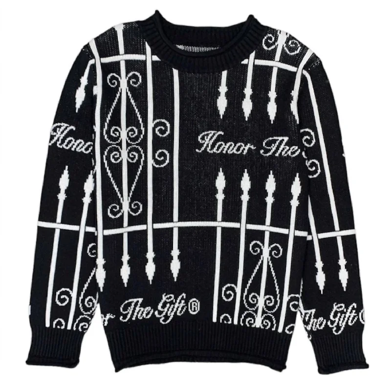 All-Purpose Wear Men's Neighborhood Sweater In Black