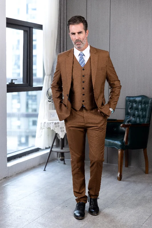All-Purpose Wear Men's Suit 3 Piece Business Casual Jacket For Wedding (Blazer+Vest+Pants) All-Purpose Wear Men's Suit 3 Piece Business Casual Jacket For Wedding (Blazer+Vest+Pants)