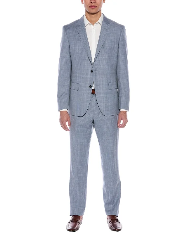 Relaxed Wardrobe BOSS Hugo Boss 2pc Huge Slim Fit Wool Suit