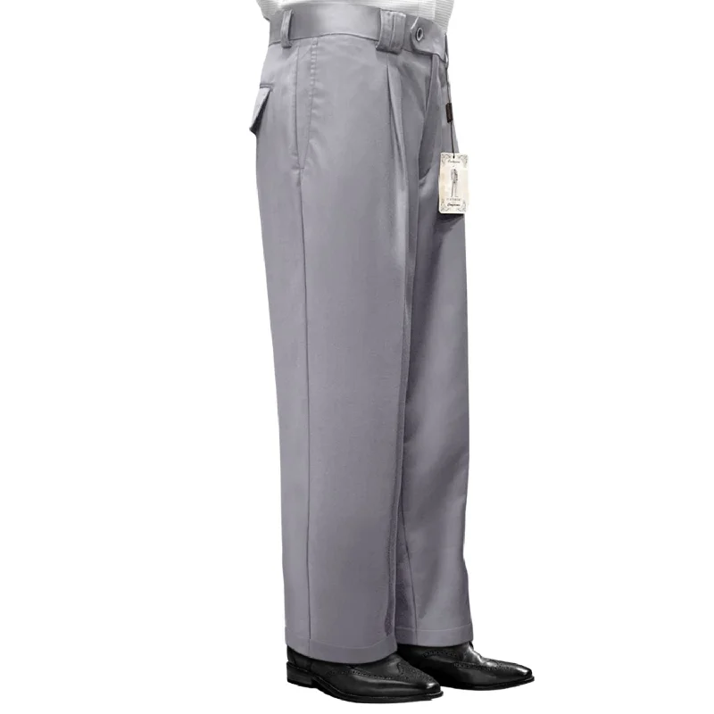 Minimalist Style Centauri Collection: Grey Wide-Leg Pants