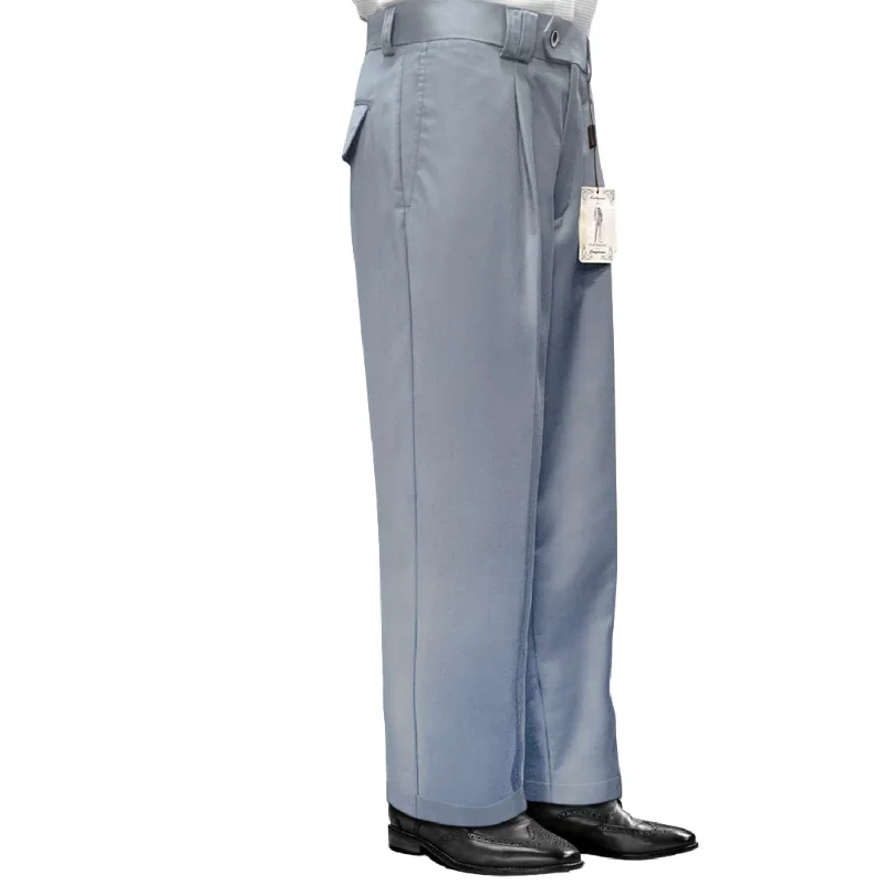 Soft Layers Centauri Collection: Steelblue Wide-Leg Pants