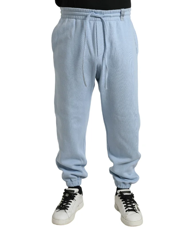 Timeless Style Dolce & Gabbana Elegant  Cotton Blend Men's Joggers