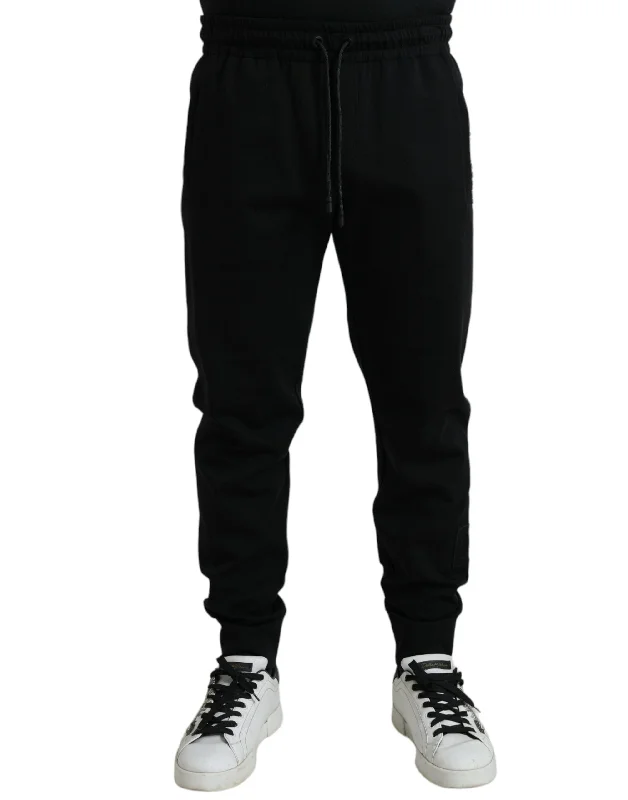 Stylish Looks Dolce & Gabbana Elegant  Jogger Pants - Cotton & Nylon Men's Blend