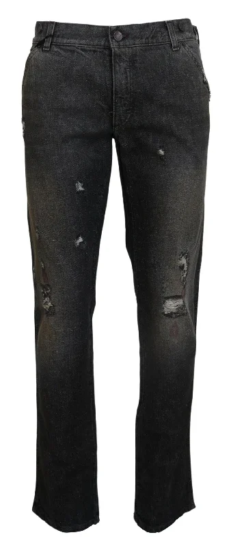 Sports Pants Dolce & Gabbana Exquisite  blue Pants for the Modern Men's Gentleman