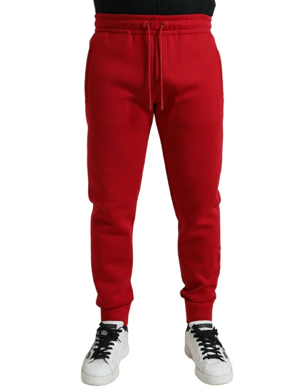 Laid-Back Wear Dolce & Gabbana Sizzling  Cotton Blend Jogger Men's Pants