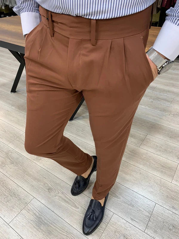 Outdoor Clothing Ferrar Double Tile Pleated Buckled Pants