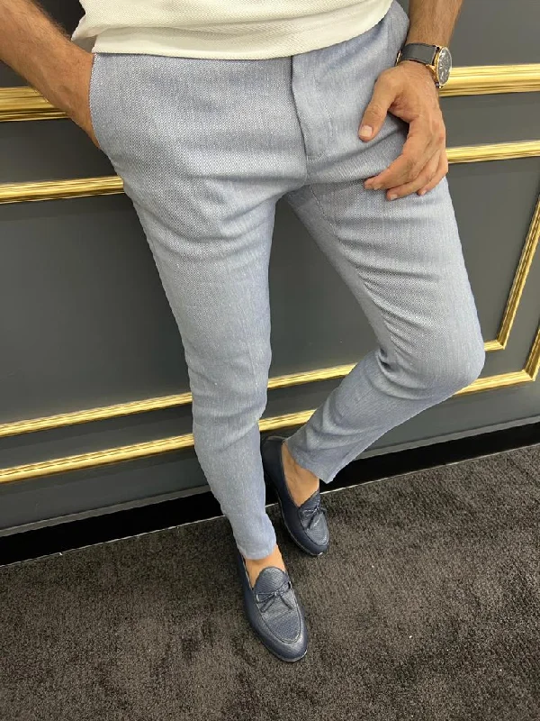 Sporty Look Bojoni Uluwatu Slim Fit Blue Trouser