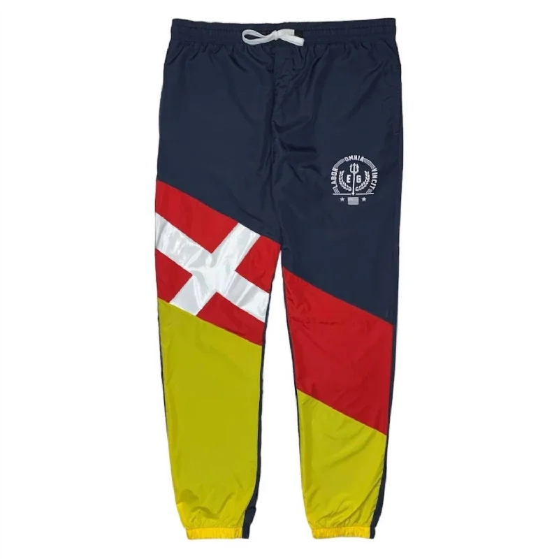 Versatile Style Men's Athletics Track Pants In Navy