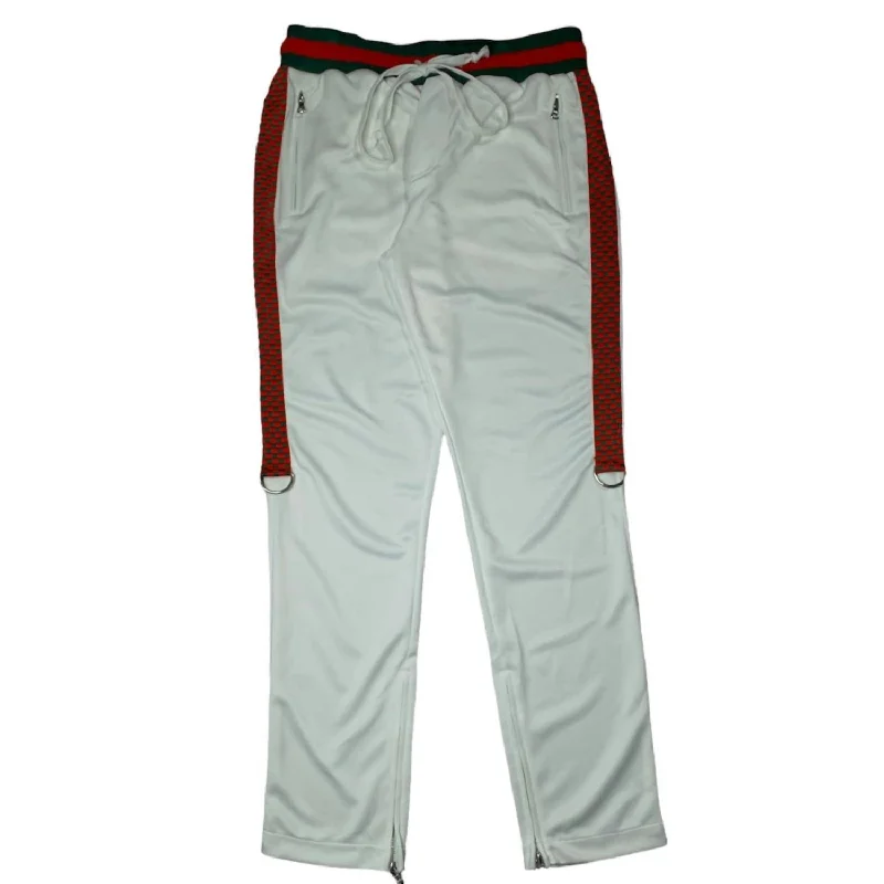 Easygoing Fashion Men's Checker Pant In White