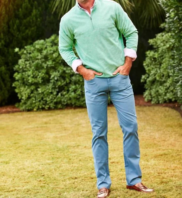 Trendy Comfort Men's Lawton Performance Pant In Blue
