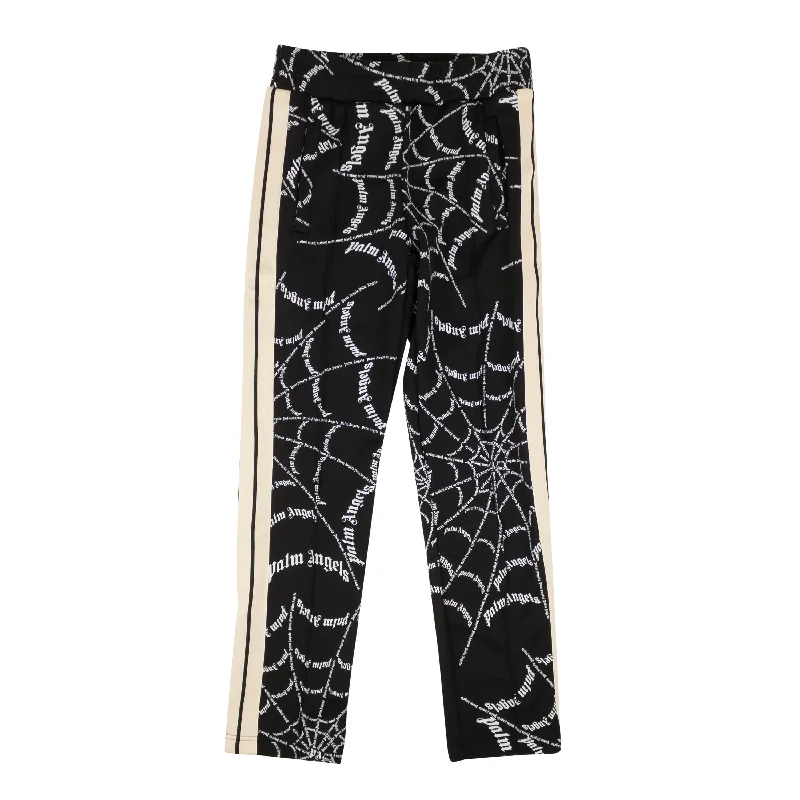 Palm Angels Spider Web Classic Track Pants - Black