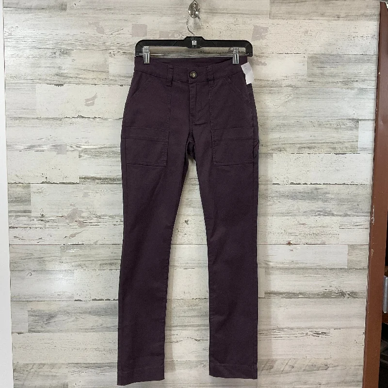 Soft Fabrics Pants Cargo & Utility By Cabi In Purple, Size: 2