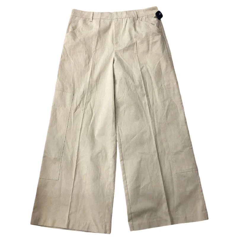 Effortless Comfort Pants Chinos & Khakis By Zara In Tan, Size: 14