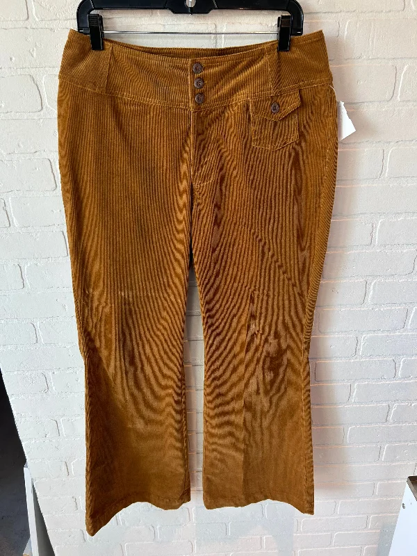 Comfy Apparel Pants Corduroy By Mystree In Brown, Size: 12