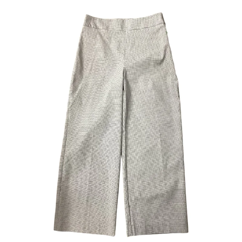 Active Wear Pants Cropped By Worthington In Plaid Pattern, Size: 2