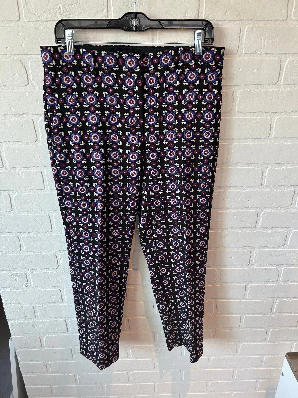 Timeless Apparel Pants Dress By Ann Taylor In Black & Purple, Size: 6