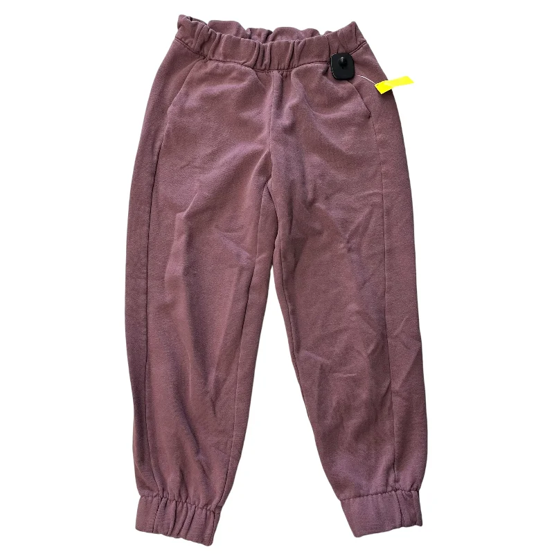 Relaxed Fit Pants Lounge By A New Day In Purple, Size: Xs