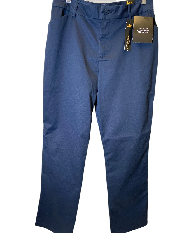 Casual Denim Pants Lounge By Lee In Navy, Size: 12
