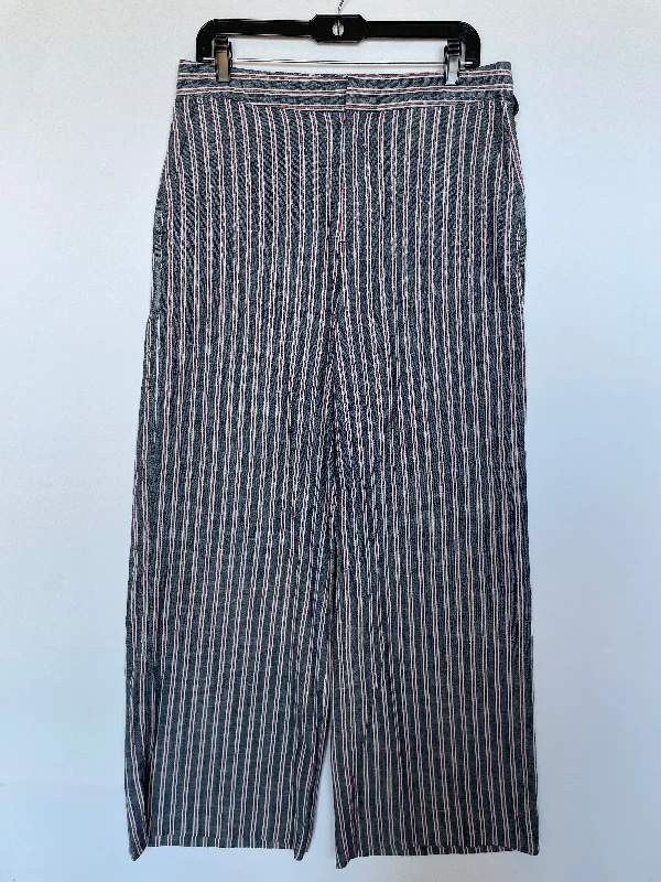 Active Wear Pants Other By Banana Republic In Striped Pattern, Size: 10