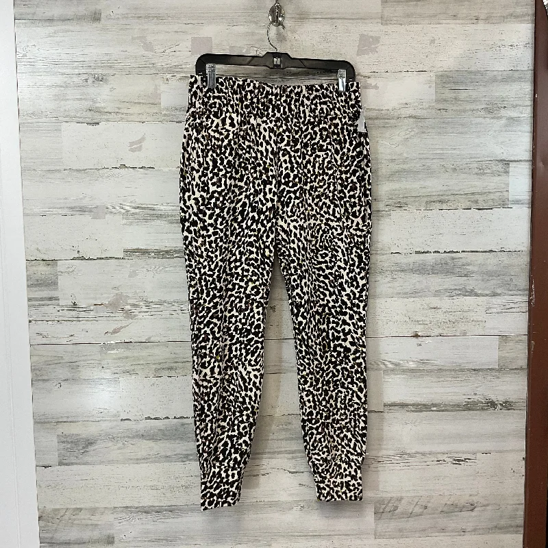 Premium Fabric Pants Other By Cabi In Animal Print, Size: S