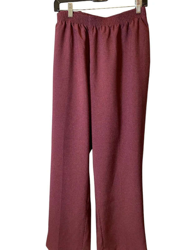 Lightwear Options Pants Wide Leg By Allison Daley In Purple, Size: 22