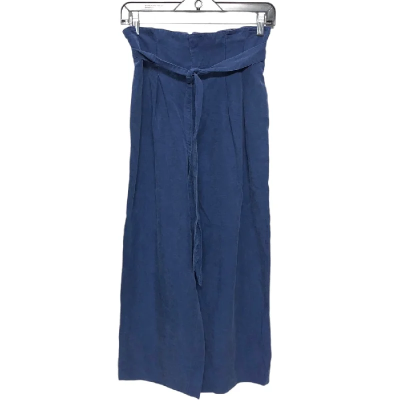 Fashion Comfort Pants Wide Leg By Club Monaco In Blue, Size: 2