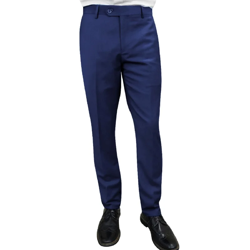 Stylish Apparel Stylara Collection: Sapphire Slim Fit Flat Front Pants