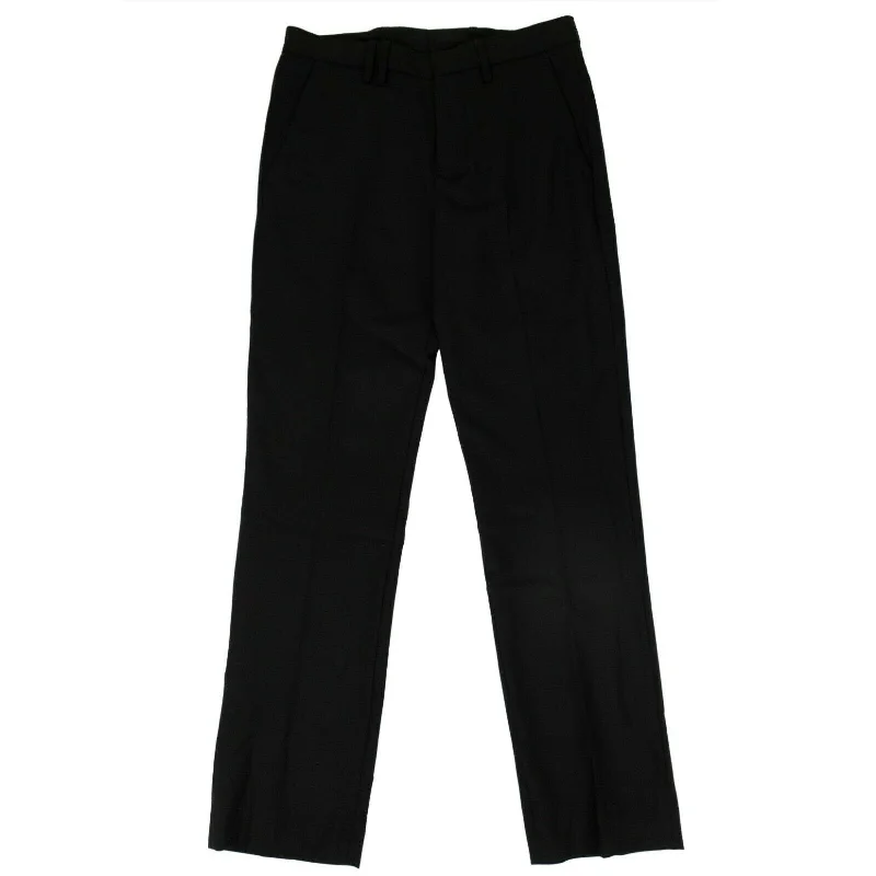 Tim Coppens Virgin Wool Cropped Tailored Trouser Pants