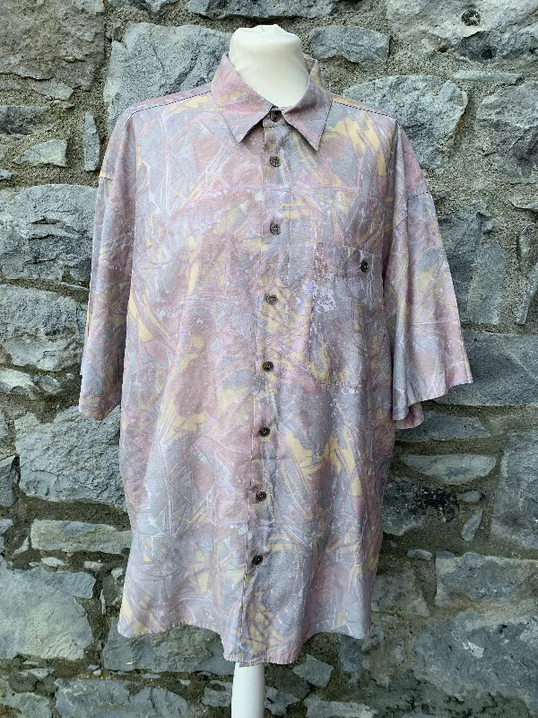 Easy Fashion Club D'amingo 80s pastel shirt  XL