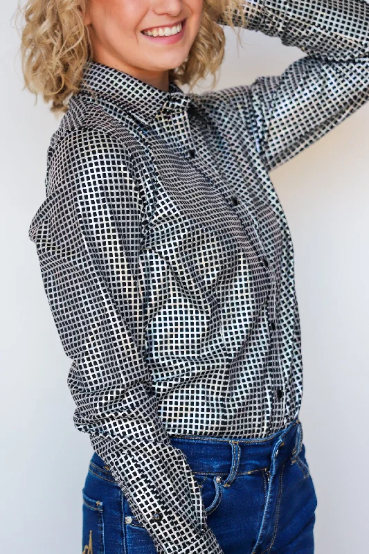 Retro Style CHECK UP ON IT PERFORMANCE SHIRT