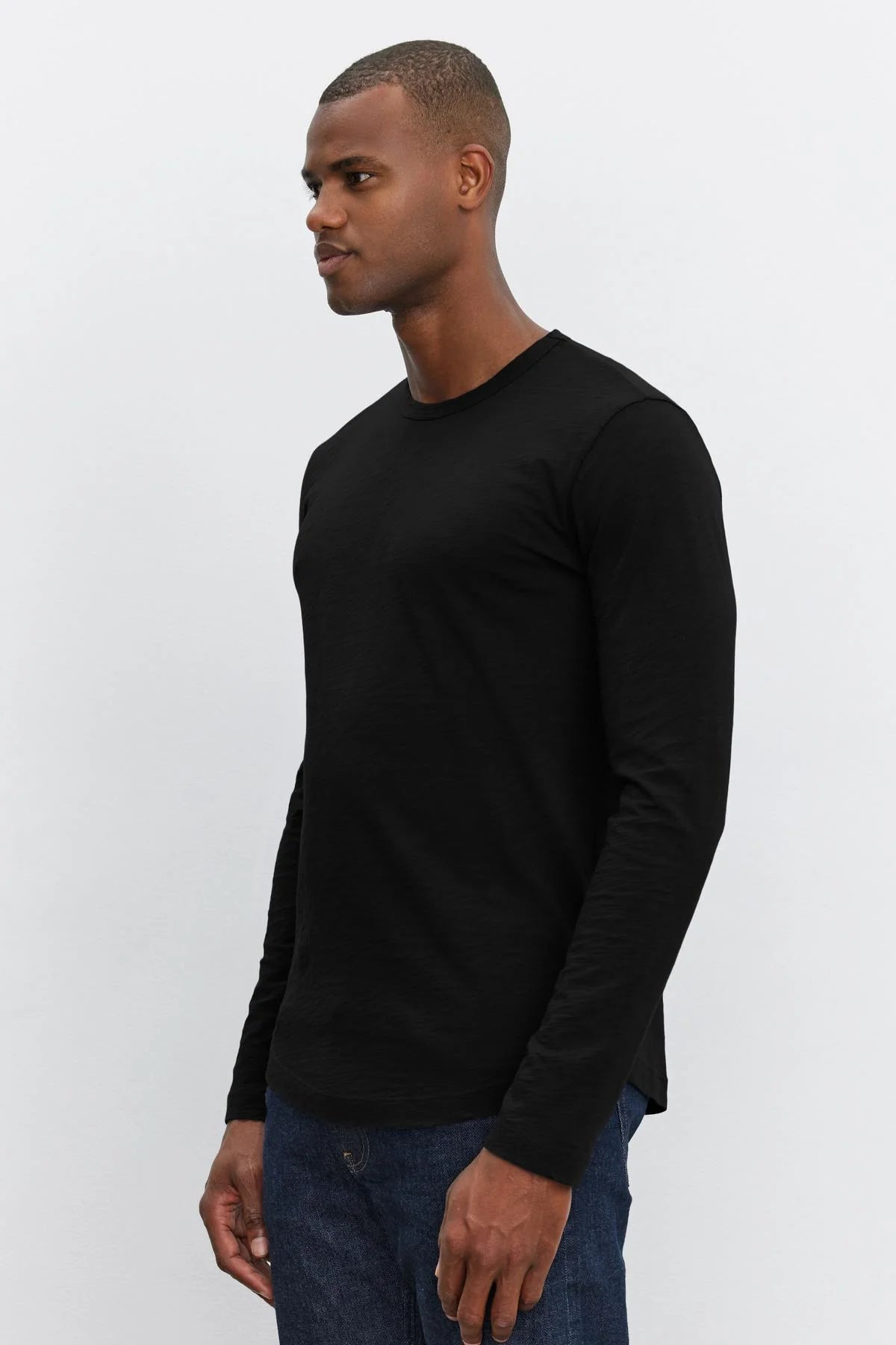 Kai Cotton LS Crew Neck