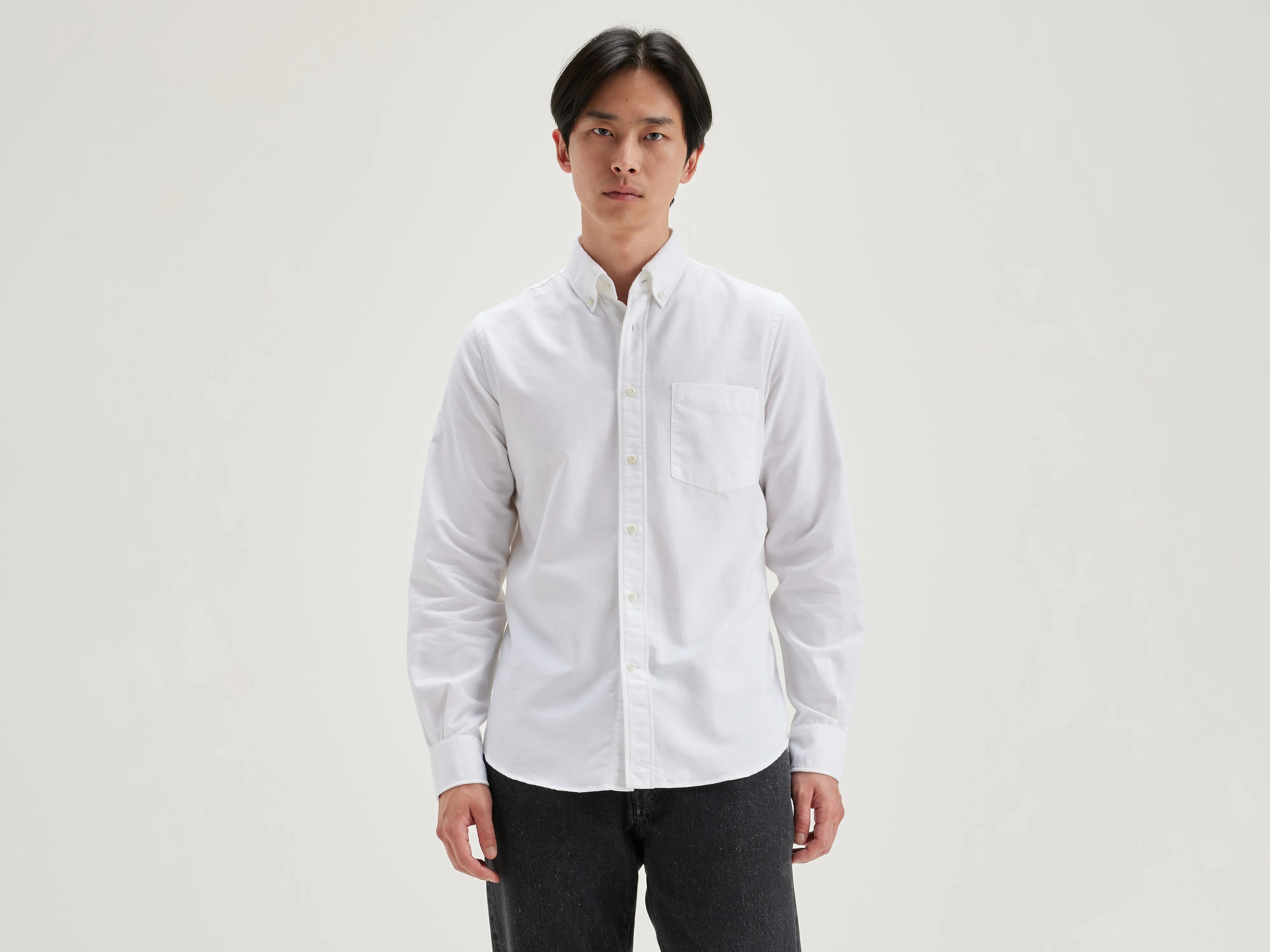 Stylish Apparel Mire slim shirt (242 / M / WHITE)