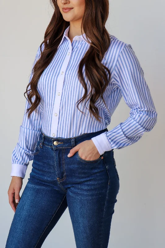 Comfy Jackets PIN STRIPE PERFORMANCE RODEO SHIRT (ADULT)