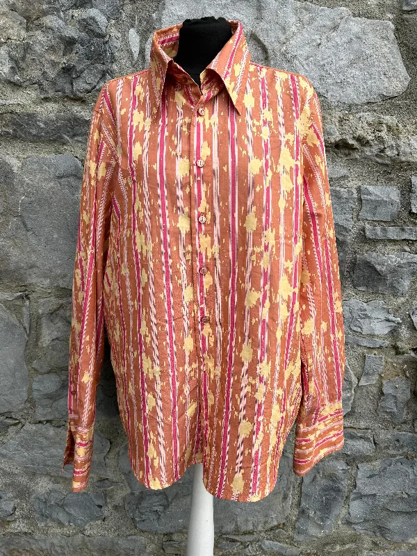 Classic Jackets Y2K rusty stripes shirt Small